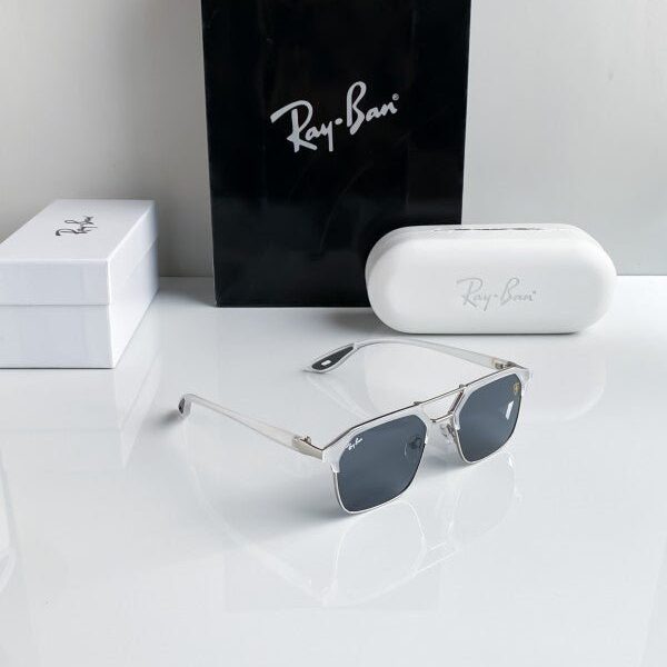 Branded Rb Grey White Sunglasses Bt