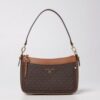 MICHAEL KOR_S JET SET MEDIUM LOGO SHOULDER SLING WITH OG BOX AND DUST BAG (BIEGE BROWN)283
