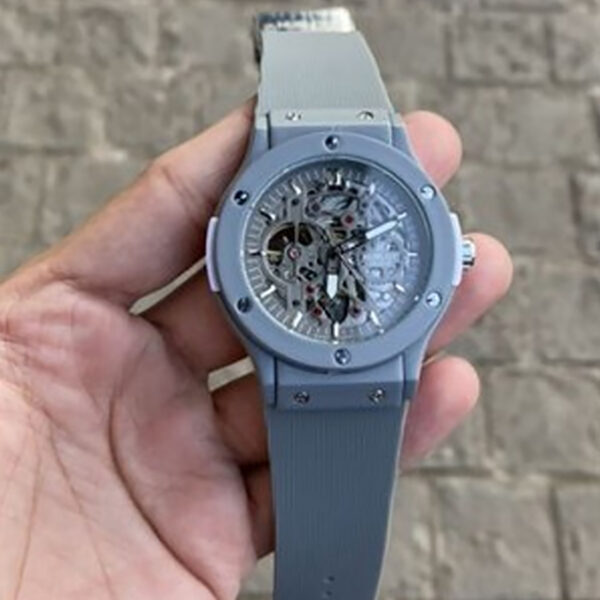 Hublot Skeleton Silver.