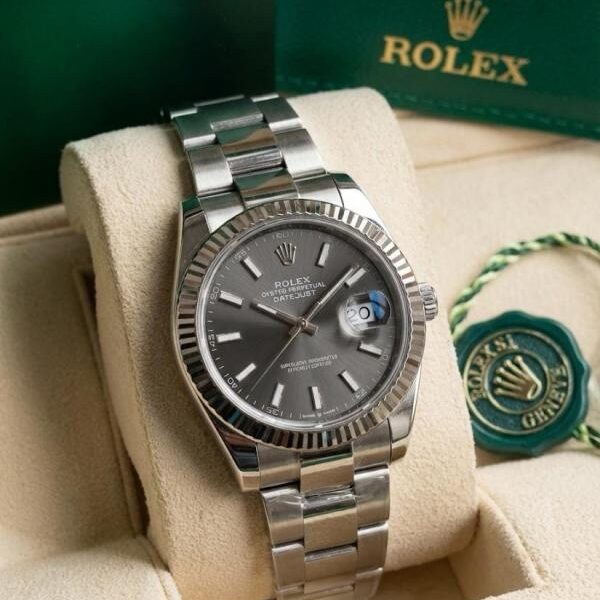 ROLEX JUSTDATE (WHITE SILVER)